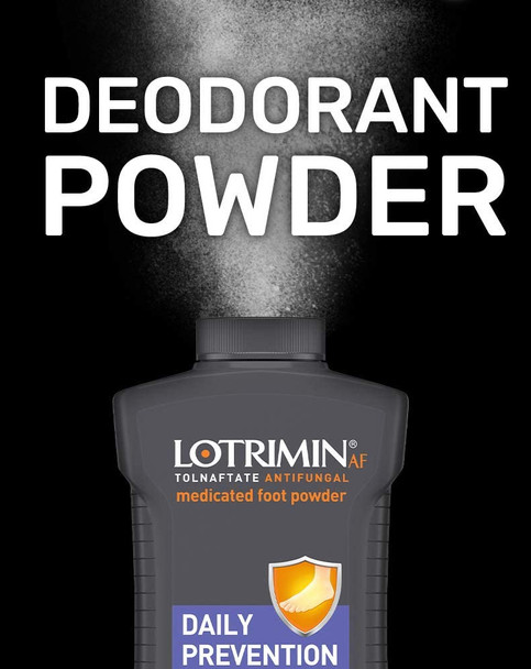 Lotrimin AF Tolnaftate Antifungal Medicated Foot Powder - 3.18 oz