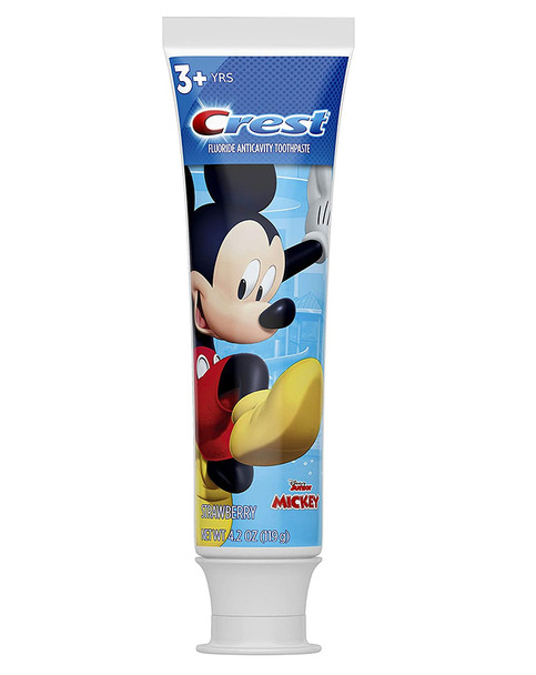 Crest Kids Fluoride Anticavity Toothpaste Mickey Mouse Strawberry - 4.2 oz