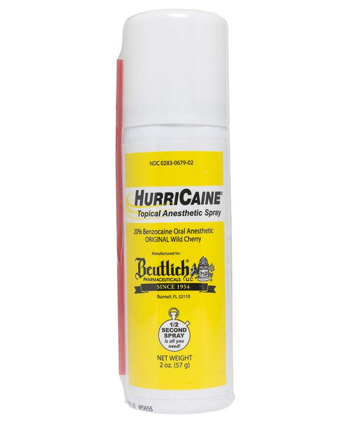 Hurricaine Topical Anesthetic Spray Original Wild Cherry - 2 oz