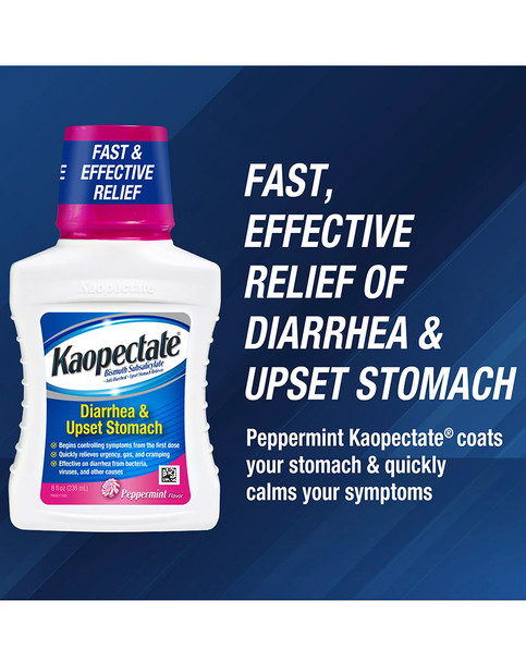 Kaopectate Diarrhea & Upset Stomach Reliever Peppermint Flavor - 11 oz
