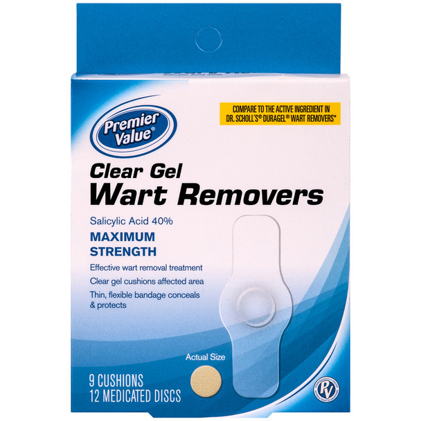 Premier Value Clear Gel Wart Removers, 9ct