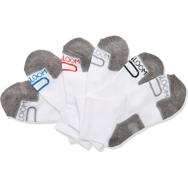 FOTL Boys' Coolzone Cushioned Socks, 9-2.5 - 6 Pair