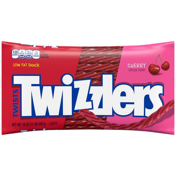 Twizzlers Twists, Cherry, 16 oz - 1 Bag