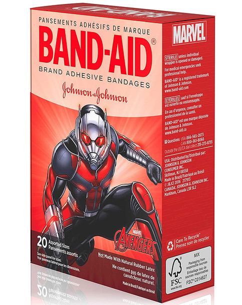 Band-Aid Bandages Avengers Assorted Sizes - 20 ct