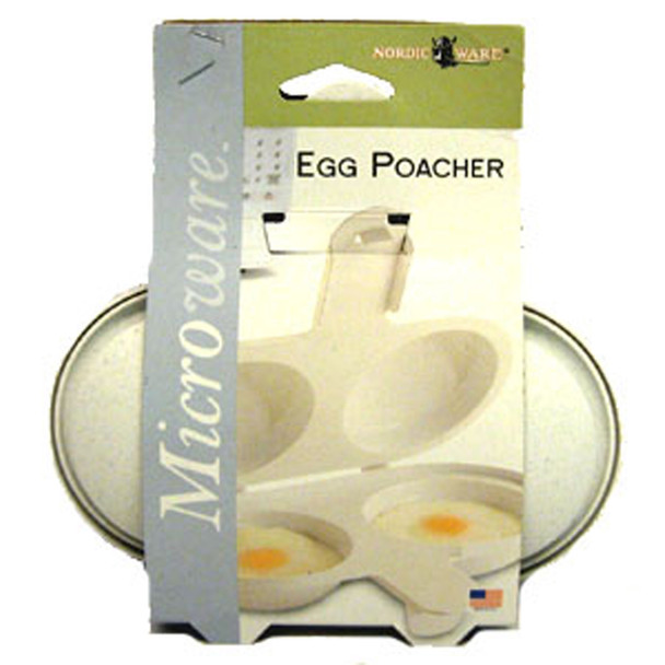 Nordic Ware Microwave Egg Poacher Off White