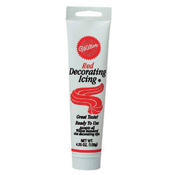 Icing In A Tube, Cake Decorating, Red, 4.25 oz - 1 Pack