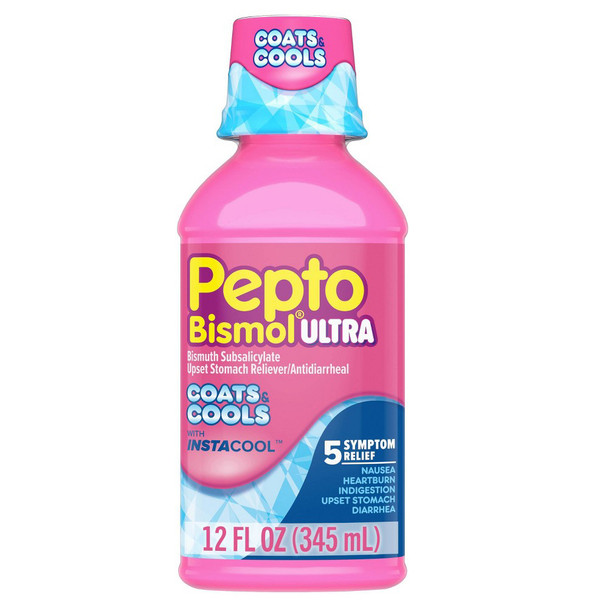 Pepto-Bismol Ultra with Instacool Liquid - 12 oz