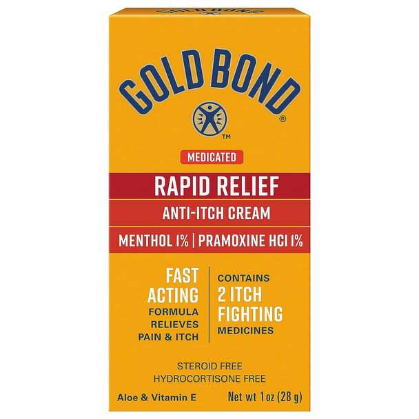 Gold Bond Rapid Relief Anti-Itch Cream - 1 oz