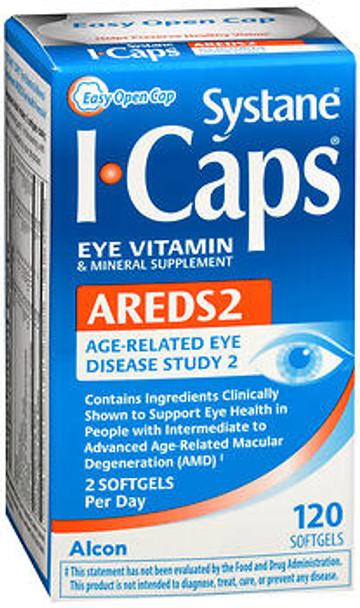 Icaps Areds 2, Eye Vitamin & Mineral - 120 Softgels