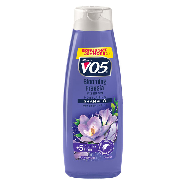 VO5 Moisturizing Shampoo, Blooming Freesia - 15 oz