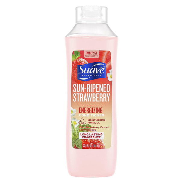 Suave Essentials Energizing Conditioner, Sun-Ripened Strawberry - 22.5 oz
