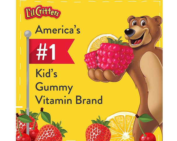 L'il Critters Paw Patrol Dietary Supplement Gummies Blueberry, Cherry, Orange - 190 ct