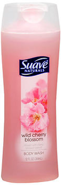 Suave Naturals Body Wash, Wild Cherry Blossom - 15 oz