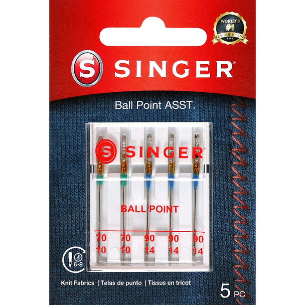 Ball Point Needle Asst, 5ct- 1 Pkg