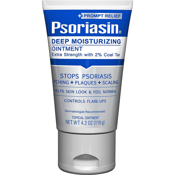 Psoriasin Deep Moisturizing Ointment Extra Strength With 2% Coal Tar, 4.2 oz