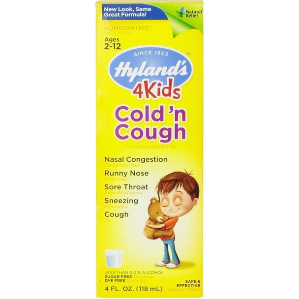 Hyland's 4 Kids Cold 'n Cough Liquid - 4 oz