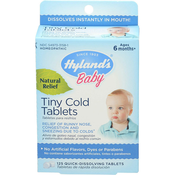 Hyland's Baby Tiny Cold Quick-Dissolving Tablets - 125 Tablets