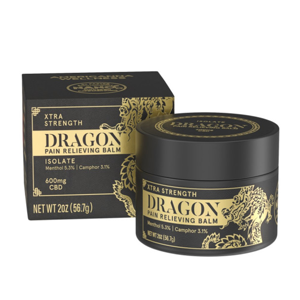 Dragon Pain Relieving Balm Jar, Xtra Strength, Isolate - 2 oz