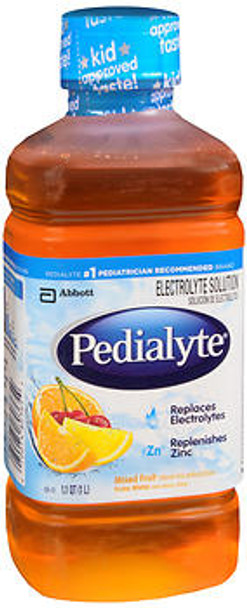 Pedialyte Oral Electrolyte Maintenance Solution Fruit Flavor - 33.8 oz