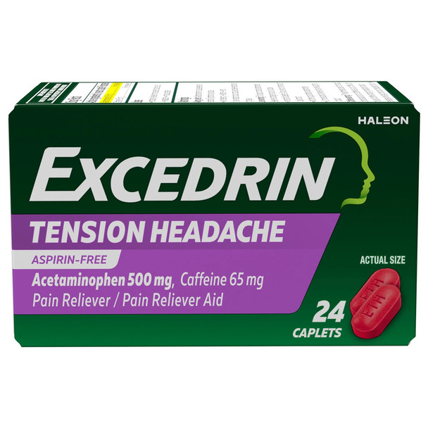 Excedrin Tension Headache Caplets - 24 ct