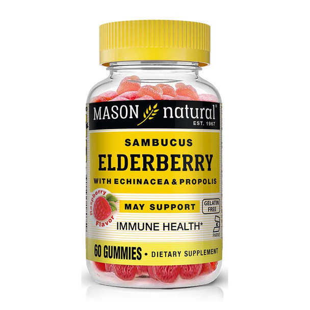 Mason Natrual Sambucus Elderberry - 60 Gummies