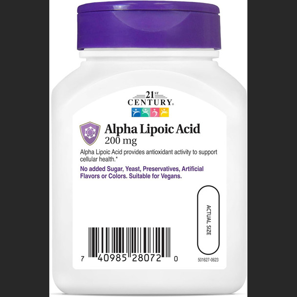 21st Century Alpha Lipoic Acid Supplement - 60 ct