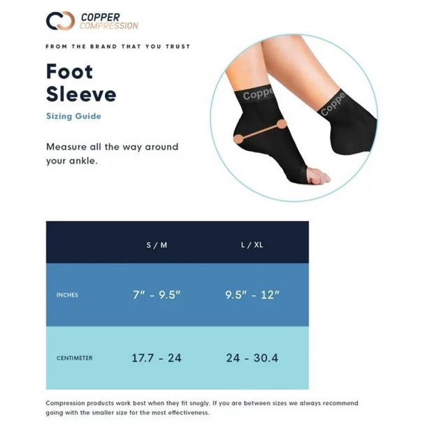 Copper Compression Foot Brace Compression Socks