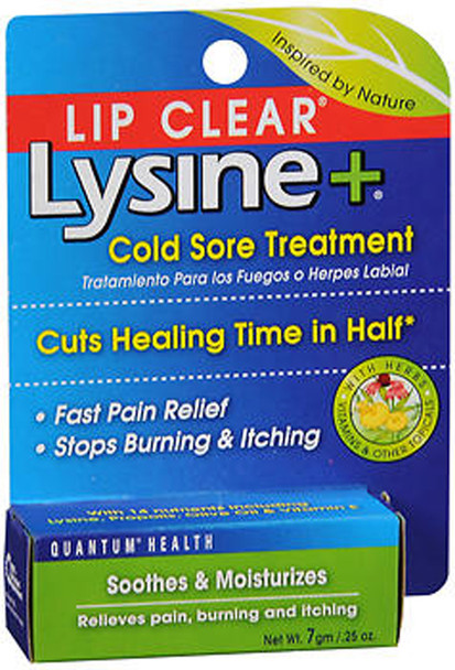 Quantum Health Lip Clear Lysine+ Cold Sore Treatment - 0.233 oz