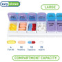 Ezy Dose AM/PM Travel Pill Container, Large, 67010 - 1 ea.
