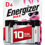 Energizer MAX Alkaline Batteries Size D - 4pk