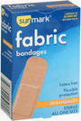 Sunmark Fabric Bandages All One Size - 30 ct