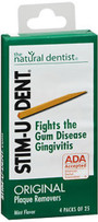 Natural Dentist Stim-U-Dent Plaque Removers Mint - 100 ct