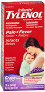 Tylenol Infants' Pain + Fever Oral Suspension Grape Flavor - 2 oz