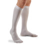 Futuro Anti-Embolism Knee Length Closed Toe Stockings Medium White Moderate
