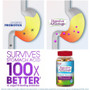 Schiff Digestive Advantage Probiotic Gummies Assorted Fruit Flavors - 60 EA