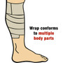 Ace Self-Adhering Elastic Bandage 4 Inch Width