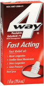 4 Way Fast Acting Nasal Spray - 1 oz