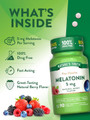 Nature's Truth Melatonin 5 mg Fast Dissolve Tabs Natural Berry Flavor - 90 ct