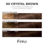 L'Oreal Feria Permanent Haircolour Gel 60 Crystal Brown Light Natural