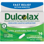 Dulcolax Medicated Laxative Suppositories - 16 ct