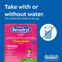 Benadryl Children's Allergy Chewable Tablets Grape Flavored - 20 ct