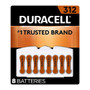 Duracell Easy Tab Hearing Aid Batteries Size 312- 8 pk
