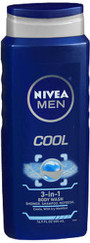Nivea Men Cool 3-in-1 Body Wash - 16.9 oz