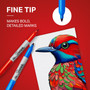 Sharpie Fine Point Permanent Markers, Asst, 12 Ct - 1 Pkg