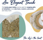 Royal Lace Foil Lace Round Doilies, Gold, 10\" - 8 ct