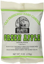 Claeys Hard Candies, Green Apple, 6 oz - Each