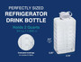 Refrigerator Bottle, Clear, 2 Qt - 1 Pkg