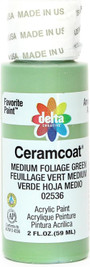 Ceramcoat Acrylic Paint, Medium Foliage Green, 2 oz - 1 Pkg