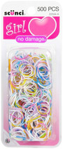 Hair Polybands, Asst, 500 Pc - 1 Pkg