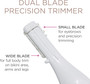 2-in-1 Fine-Line Ladies' Trimmer, Pink